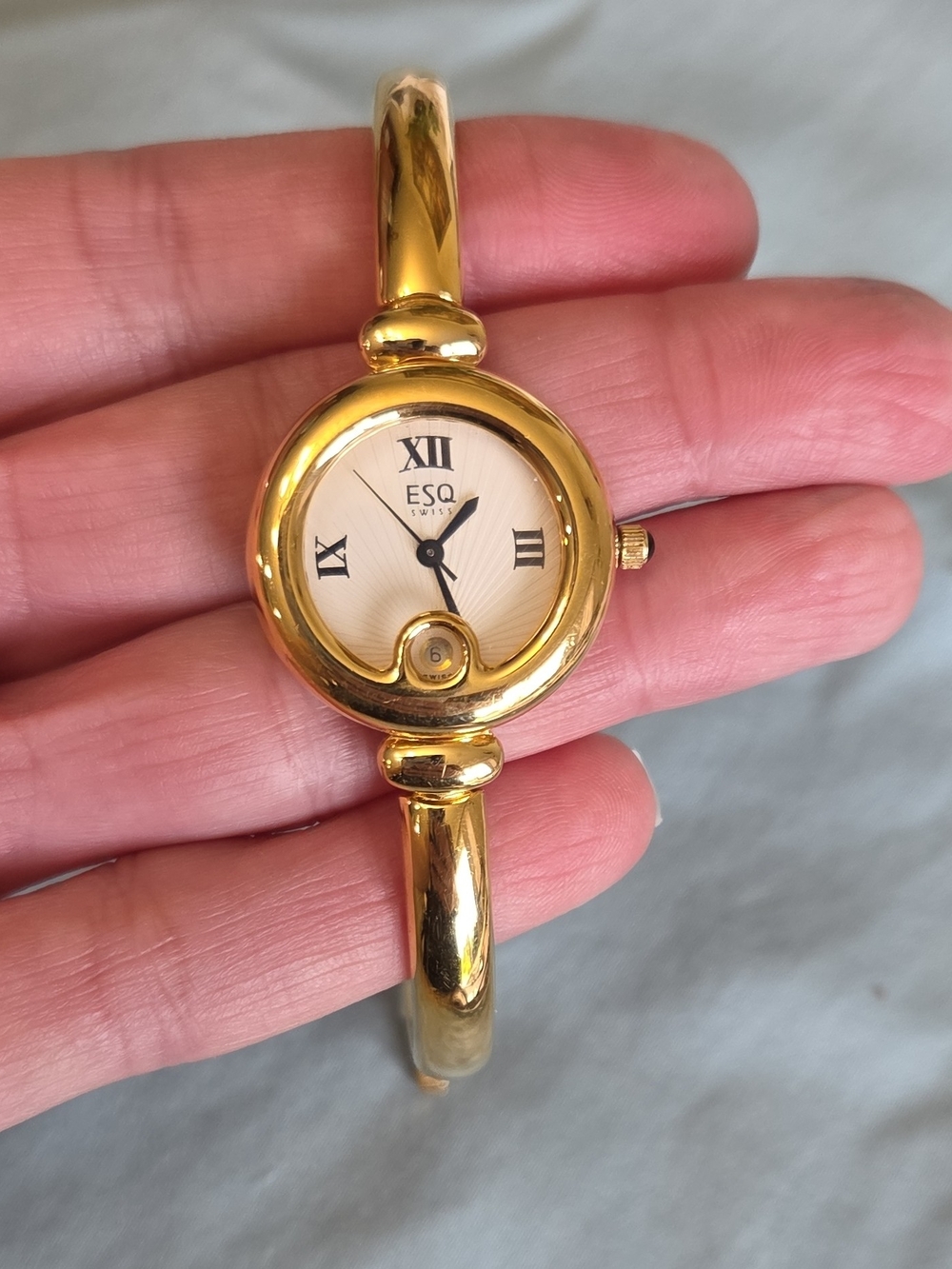 ESQ Gold-Tone Women's Bangle Watch — Gold